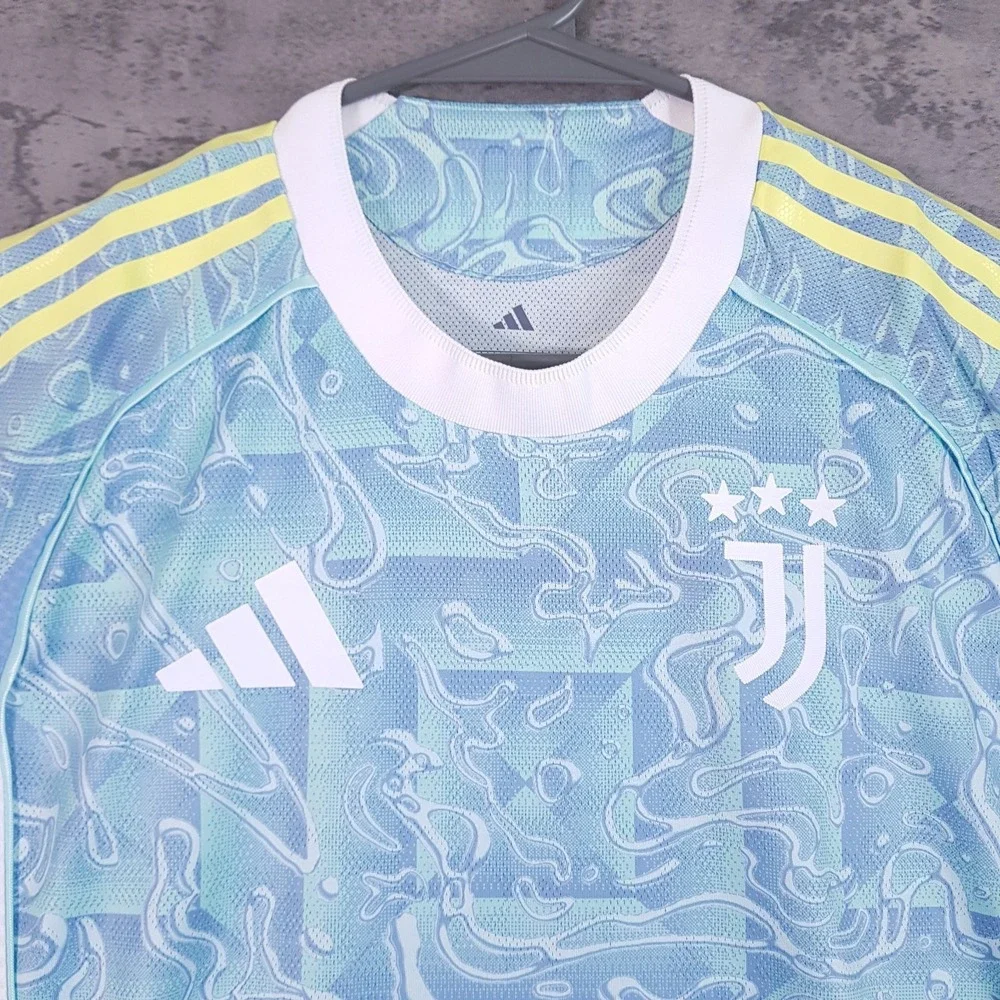 ADIDAS Juventus 25/26 Away Authentic Soccer Jersey Mens XL Blue JJ4312